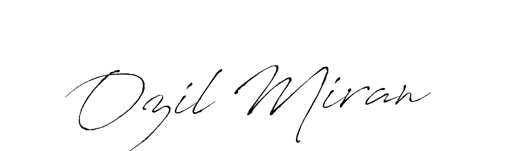 Similarly Antro_Vectra is the best handwritten signature design. Signature creator online .You can use it as an online autograph creator for name Ozil Miran. Ozil Miran signature style 6 images and pictures png