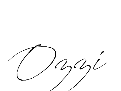 Create a beautiful signature design for name Ozzi. With this signature (Antro_Vectra) fonts, you can make a handwritten signature for free. Ozzi signature style 6 images and pictures png