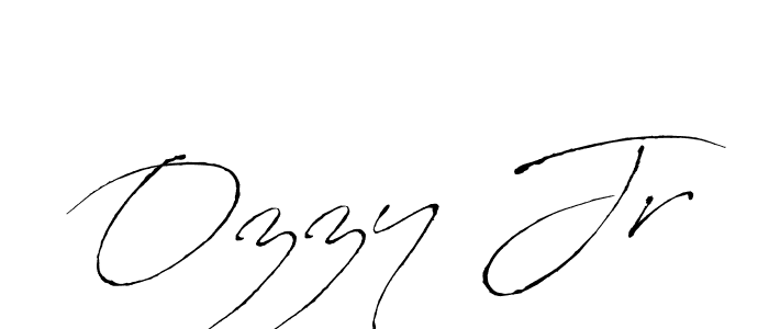 Design your own signature with our free online signature maker. With this signature software, you can create a handwritten (Antro_Vectra) signature for name Ozzy Jr. Ozzy Jr signature style 6 images and pictures png