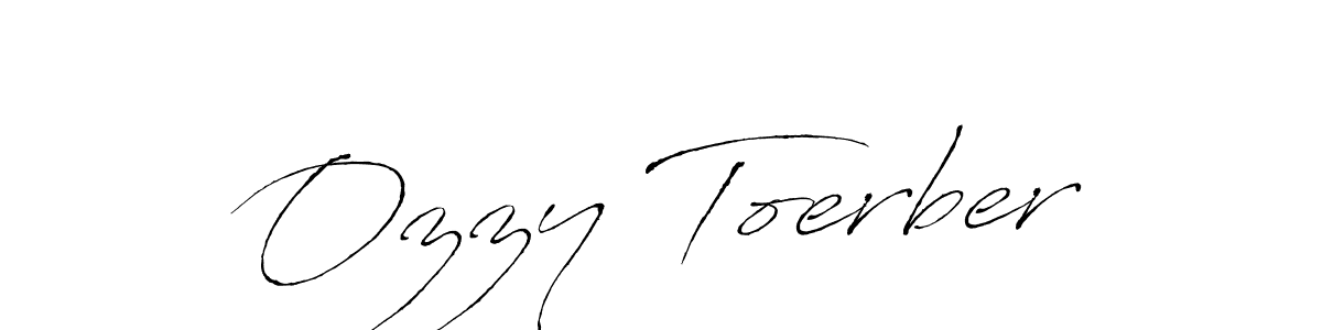 Similarly Antro_Vectra is the best handwritten signature design. Signature creator online .You can use it as an online autograph creator for name Ozzy Toerber. Ozzy Toerber signature style 6 images and pictures png