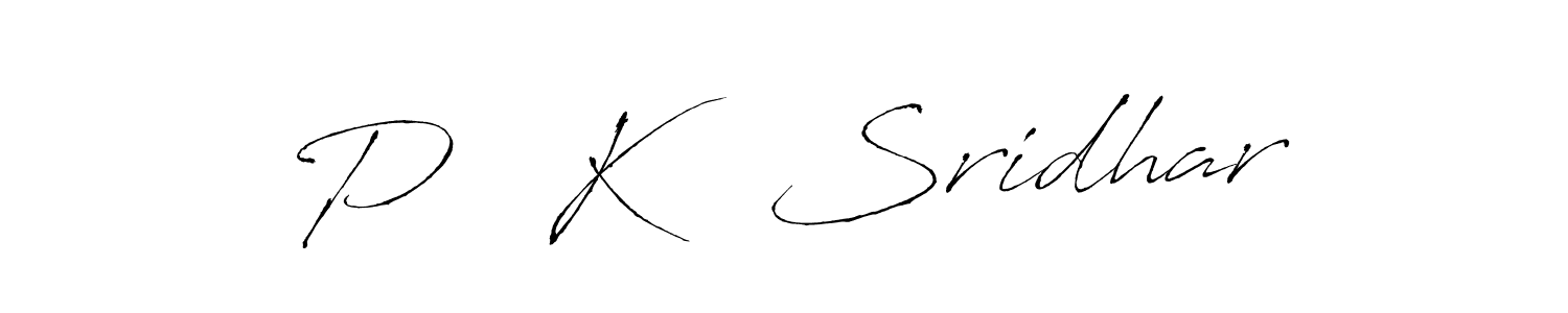 P   K   Sridhar stylish signature style. Best Handwritten Sign (Antro_Vectra) for my name. Handwritten Signature Collection Ideas for my name P   K   Sridhar. P   K   Sridhar signature style 6 images and pictures png
