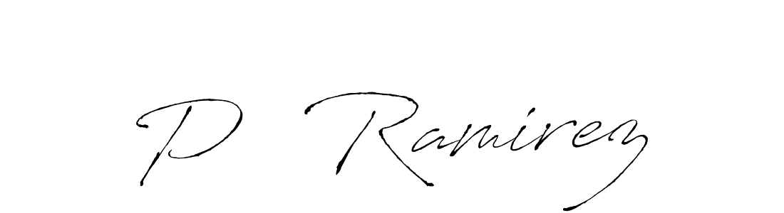 Antro_Vectra is a professional signature style that is perfect for those who want to add a touch of class to their signature. It is also a great choice for those who want to make their signature more unique. Get P   Ramirez name to fancy signature for free. P   Ramirez signature style 6 images and pictures png