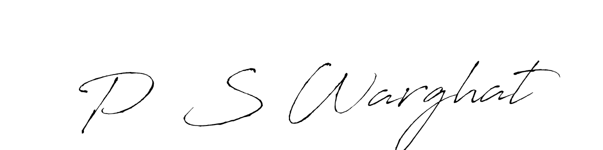 You should practise on your own different ways (Antro_Vectra) to write your name (P  S Warghat) in signature. don't let someone else do it for you. P  S Warghat signature style 6 images and pictures png