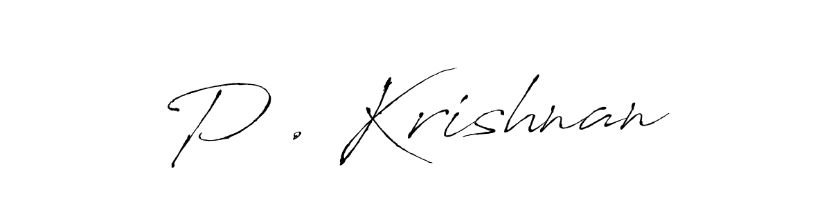 You can use this online signature creator to create a handwritten signature for the name P . Krishnan. This is the best online autograph maker. P . Krishnan signature style 6 images and pictures png