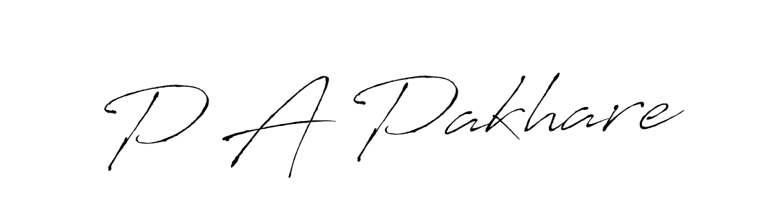Also You can easily find your signature by using the search form. We will create P A Pakhare name handwritten signature images for you free of cost using Antro_Vectra sign style. P A Pakhare signature style 6 images and pictures png