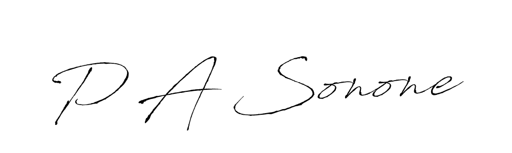 This is the best signature style for the P A Sonone name. Also you like these signature font (Antro_Vectra). Mix name signature. P A Sonone signature style 6 images and pictures png