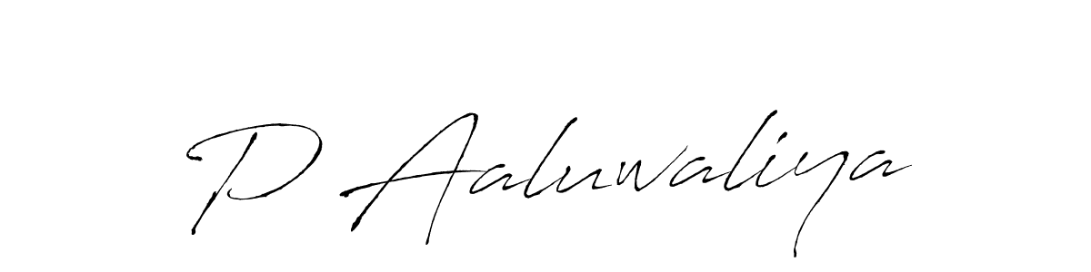 Make a beautiful signature design for name P Aaluwaliya. Use this online signature maker to create a handwritten signature for free. P Aaluwaliya signature style 6 images and pictures png