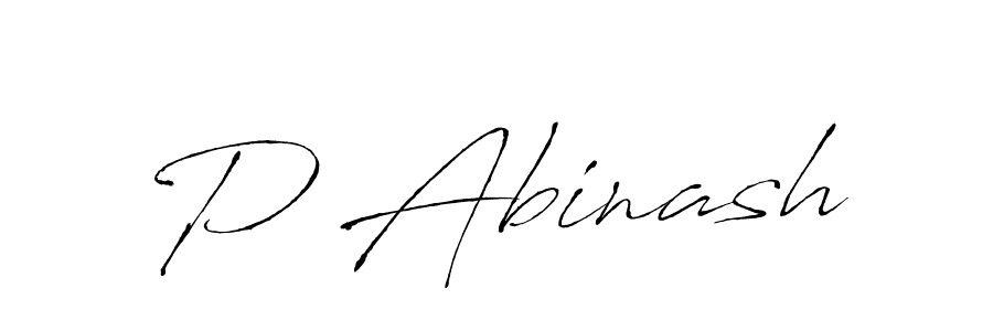 The best way (Antro_Vectra) to make a short signature is to pick only two or three words in your name. The name P Abinash include a total of six letters. For converting this name. P Abinash signature style 6 images and pictures png