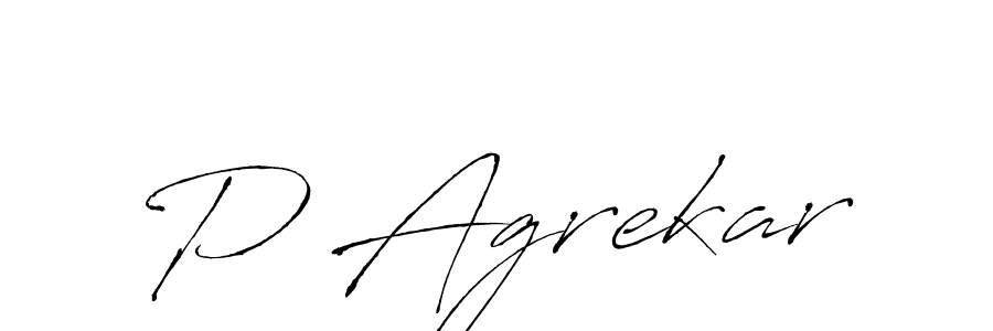 You can use this online signature creator to create a handwritten signature for the name P Agrekar. This is the best online autograph maker. P Agrekar signature style 6 images and pictures png