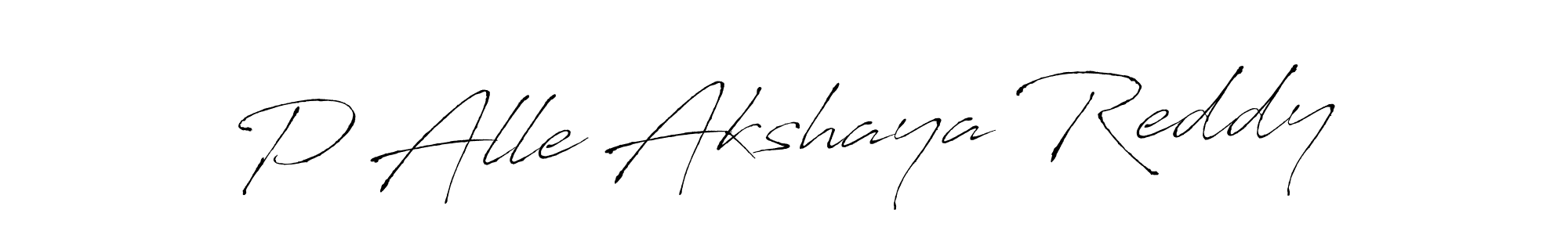 Once you've used our free online signature maker to create your best signature Antro_Vectra style, it's time to enjoy all of the benefits that P Alle Akshaya Reddy name signing documents. P Alle Akshaya Reddy signature style 6 images and pictures png