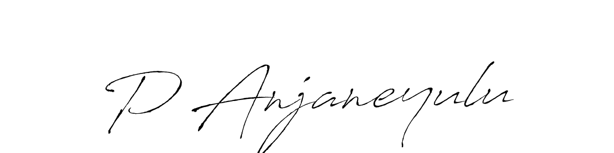 Create a beautiful signature design for name P Anjaneyulu. With this signature (Antro_Vectra) fonts, you can make a handwritten signature for free. P Anjaneyulu signature style 6 images and pictures png