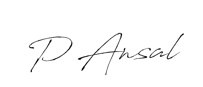Antro_Vectra is a professional signature style that is perfect for those who want to add a touch of class to their signature. It is also a great choice for those who want to make their signature more unique. Get P Ansal name to fancy signature for free. P Ansal signature style 6 images and pictures png