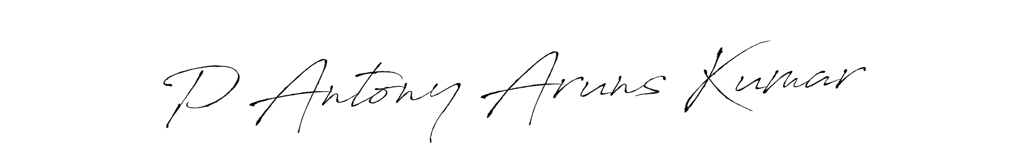 Once you've used our free online signature maker to create your best signature Antro_Vectra style, it's time to enjoy all of the benefits that P Antony Aruns Kumar name signing documents. P Antony Aruns Kumar signature style 6 images and pictures png