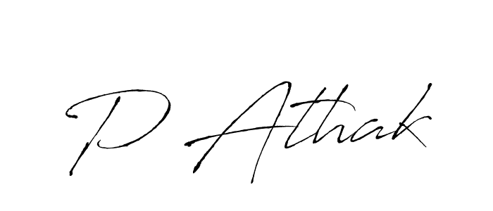 You should practise on your own different ways (Antro_Vectra) to write your name (P Athak) in signature. don't let someone else do it for you. P Athak signature style 6 images and pictures png