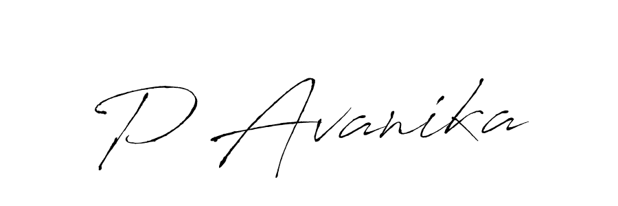 Also You can easily find your signature by using the search form. We will create P Avanika name handwritten signature images for you free of cost using Antro_Vectra sign style. P Avanika signature style 6 images and pictures png