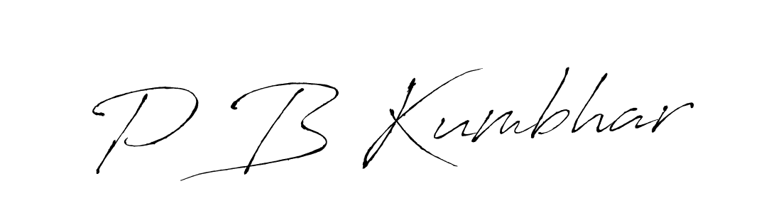 Also we have P B Kumbhar name is the best signature style. Create professional handwritten signature collection using Antro_Vectra autograph style. P B Kumbhar signature style 6 images and pictures png