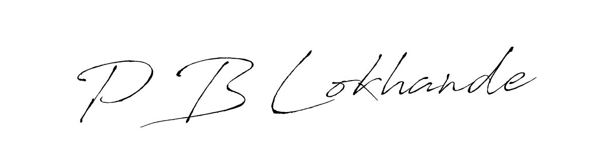 Here are the top 10 professional signature styles for the name P B Lokhande. These are the best autograph styles you can use for your name. P B Lokhande signature style 6 images and pictures png