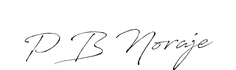 This is the best signature style for the P B Noraje name. Also you like these signature font (Antro_Vectra). Mix name signature. P B Noraje signature style 6 images and pictures png