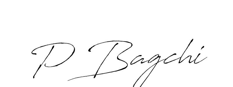 Make a beautiful signature design for name P Bagchi. Use this online signature maker to create a handwritten signature for free. P Bagchi signature style 6 images and pictures png