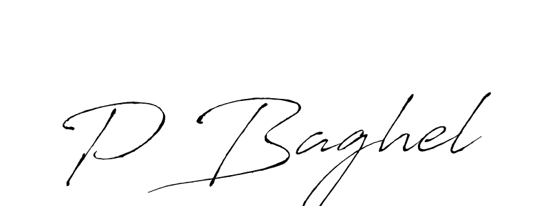 if you are searching for the best signature style for your name P Baghel. so please give up your signature search. here we have designed multiple signature styles  using Antro_Vectra. P Baghel signature style 6 images and pictures png