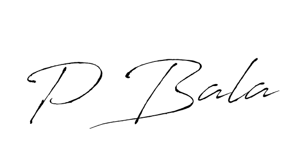 You should practise on your own different ways (Antro_Vectra) to write your name (P Bala) in signature. don't let someone else do it for you. P Bala signature style 6 images and pictures png