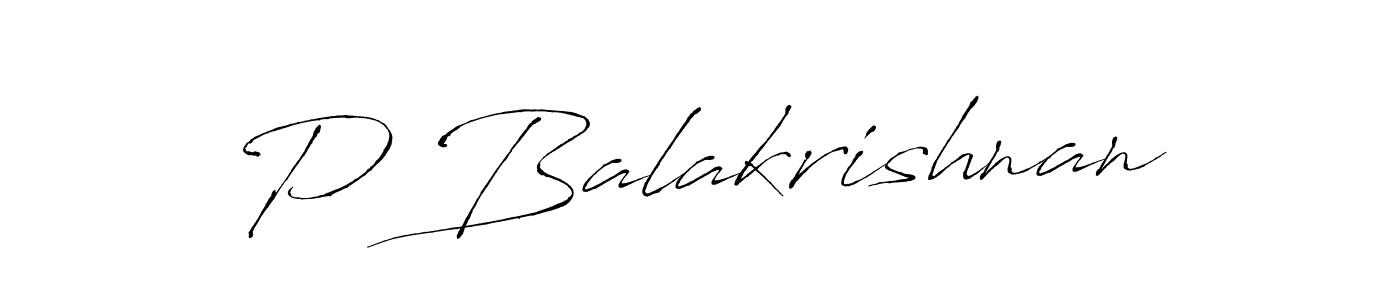 You should practise on your own different ways (Antro_Vectra) to write your name (P Balakrishnan) in signature. don't let someone else do it for you. P Balakrishnan signature style 6 images and pictures png