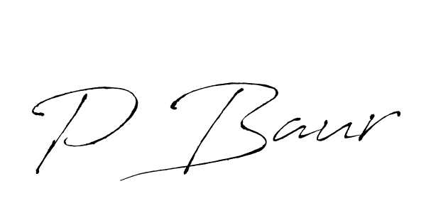 Best and Professional Signature Style for P Baur. Antro_Vectra Best Signature Style Collection. P Baur signature style 6 images and pictures png