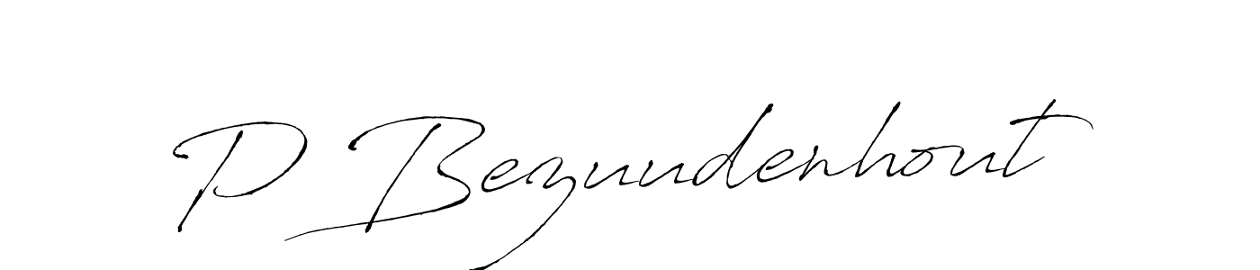 Make a beautiful signature design for name P Bezuudenhout. With this signature (Antro_Vectra) style, you can create a handwritten signature for free. P Bezuudenhout signature style 6 images and pictures png