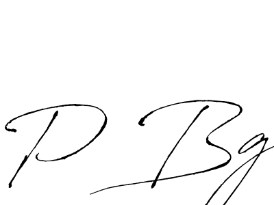 The best way (Antro_Vectra) to make a short signature is to pick only two or three words in your name. The name P Bg include a total of six letters. For converting this name. P Bg signature style 6 images and pictures png