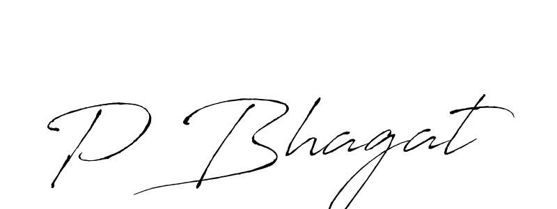 The best way (Antro_Vectra) to make a short signature is to pick only two or three words in your name. The name P Bhagat include a total of six letters. For converting this name. P Bhagat signature style 6 images and pictures png