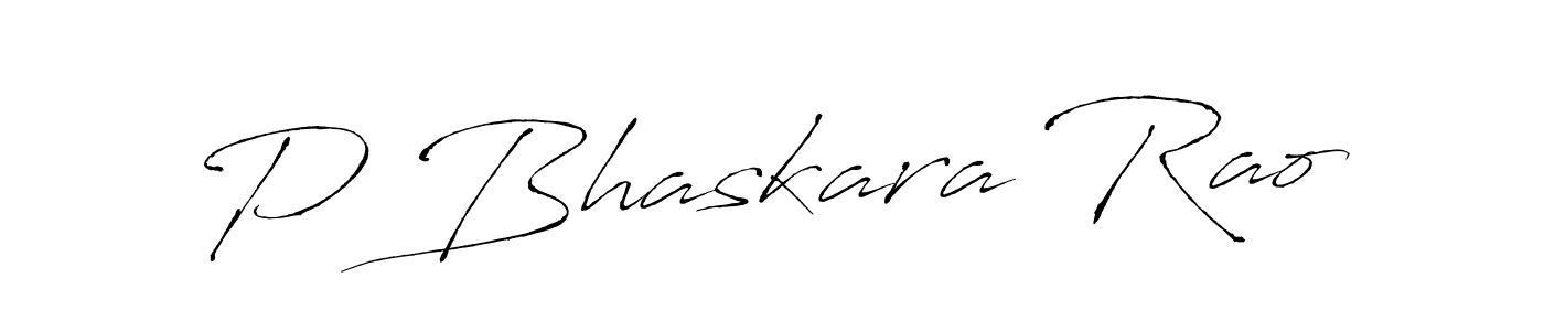 How to make P Bhaskara Rao signature? Antro_Vectra is a professional autograph style. Create handwritten signature for P Bhaskara Rao name. P Bhaskara Rao signature style 6 images and pictures png