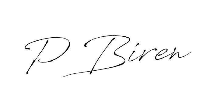 How to Draw P Biren signature style? Antro_Vectra is a latest design signature styles for name P Biren. P Biren signature style 6 images and pictures png