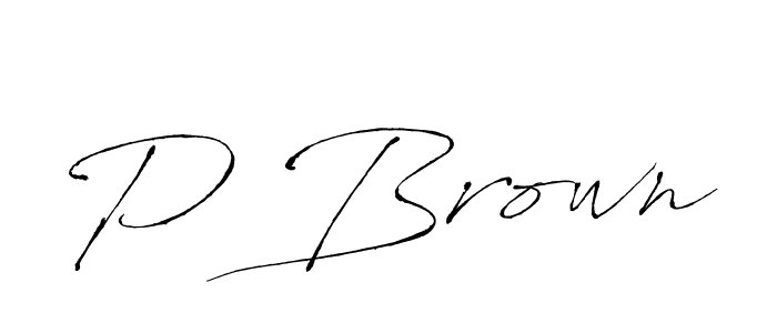 You should practise on your own different ways (Antro_Vectra) to write your name (P Brown) in signature. don't let someone else do it for you. P Brown signature style 6 images and pictures png