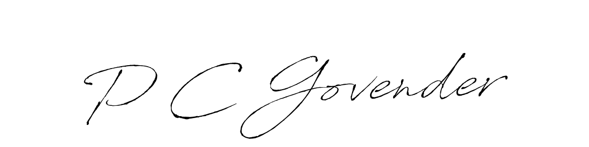 Make a beautiful signature design for name P C Govender. With this signature (Antro_Vectra) style, you can create a handwritten signature for free. P C Govender signature style 6 images and pictures png