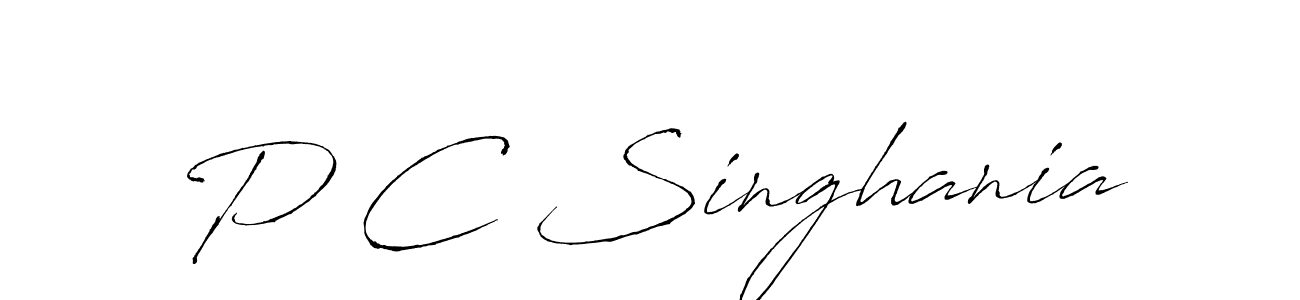 if you are searching for the best signature style for your name P C Singhania. so please give up your signature search. here we have designed multiple signature styles  using Antro_Vectra. P C Singhania signature style 6 images and pictures png