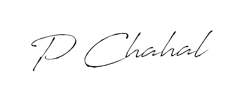 Similarly Antro_Vectra is the best handwritten signature design. Signature creator online .You can use it as an online autograph creator for name P Chahal. P Chahal signature style 6 images and pictures png