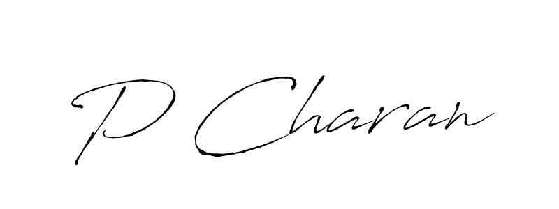 You can use this online signature creator to create a handwritten signature for the name P Charan. This is the best online autograph maker. P Charan signature style 6 images and pictures png