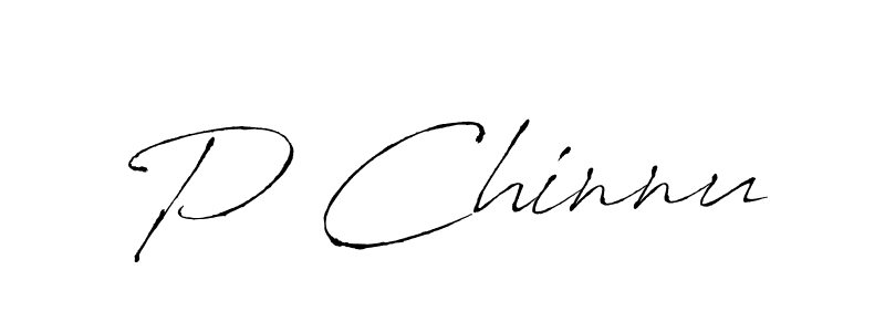 if you are searching for the best signature style for your name P Chinnu. so please give up your signature search. here we have designed multiple signature styles  using Antro_Vectra. P Chinnu signature style 6 images and pictures png