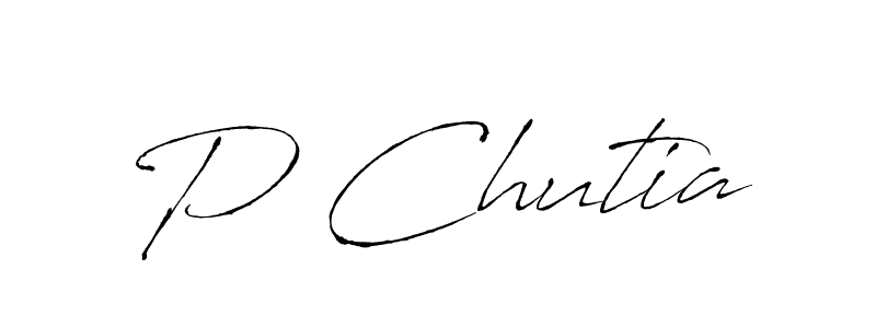 if you are searching for the best signature style for your name P Chutia. so please give up your signature search. here we have designed multiple signature styles  using Antro_Vectra. P Chutia signature style 6 images and pictures png