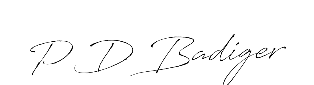 Make a beautiful signature design for name P D Badiger. Use this online signature maker to create a handwritten signature for free. P D Badiger signature style 6 images and pictures png