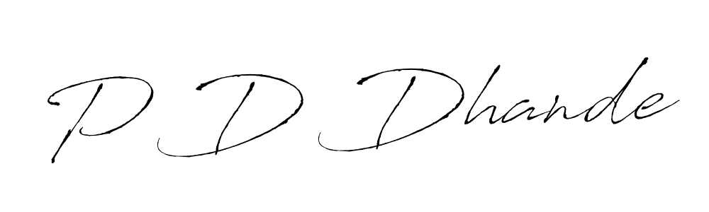 Here are the top 10 professional signature styles for the name P D Dhande. These are the best autograph styles you can use for your name. P D Dhande signature style 6 images and pictures png