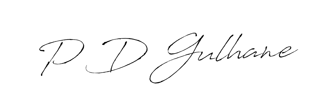 Also You can easily find your signature by using the search form. We will create P D Gulhane name handwritten signature images for you free of cost using Antro_Vectra sign style. P D Gulhane signature style 6 images and pictures png