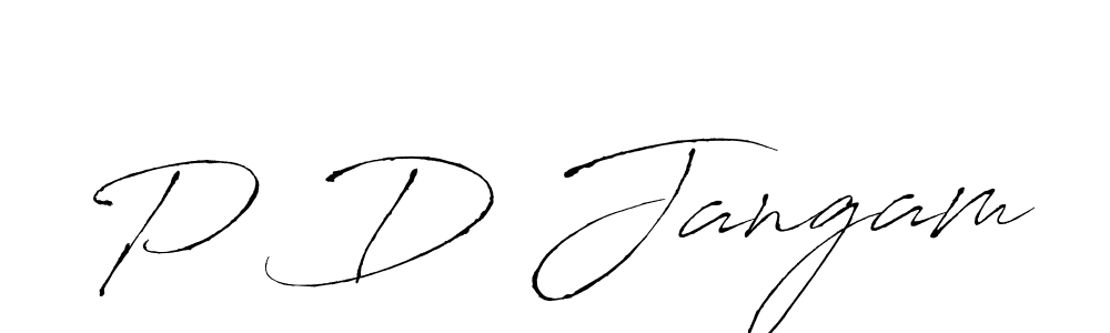 Make a beautiful signature design for name P D Jangam. Use this online signature maker to create a handwritten signature for free. P D Jangam signature style 6 images and pictures png