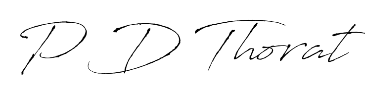Master the art of signing with P D Thorat written in fluent Antro_Vectra script. A great template to practice and refine your handwriting. P D Thorat signature style 6 images and pictures png