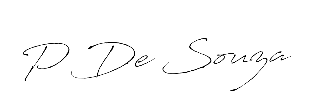 This is the best signature style for the P De Souza name. Also you like these signature font (Antro_Vectra). Mix name signature. P De Souza signature style 6 images and pictures png