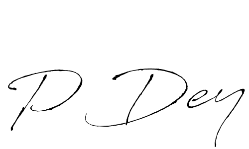 Also we have P Dey name is the best signature style. Create professional handwritten signature collection using Antro_Vectra autograph style. P Dey signature style 6 images and pictures png