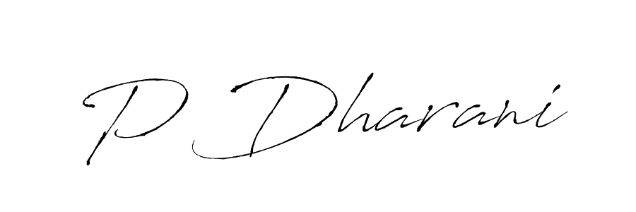 You can use this online signature creator to create a handwritten signature for the name P Dharani. This is the best online autograph maker. P Dharani signature style 6 images and pictures png