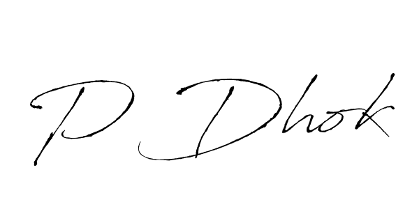 You should practise on your own different ways (Antro_Vectra) to write your name (P Dhok) in signature. don't let someone else do it for you. P Dhok signature style 6 images and pictures png