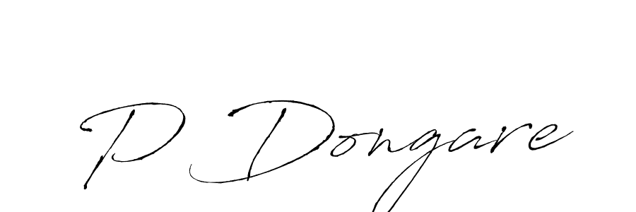 You should practise on your own different ways (Antro_Vectra) to write your name (P Dongare) in signature. don't let someone else do it for you. P Dongare signature style 6 images and pictures png