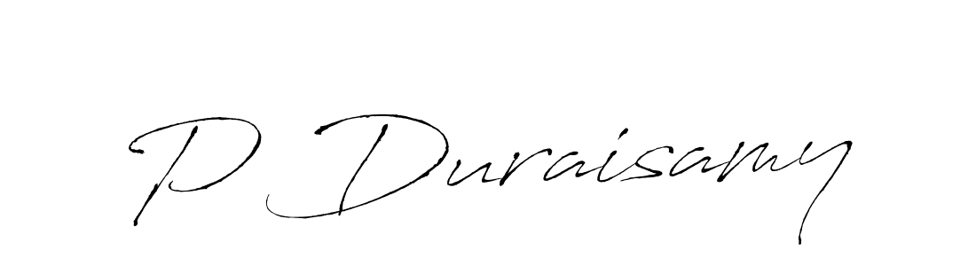 How to make P Duraisamy signature? Antro_Vectra is a professional autograph style. Create handwritten signature for P Duraisamy name. P Duraisamy signature style 6 images and pictures png
